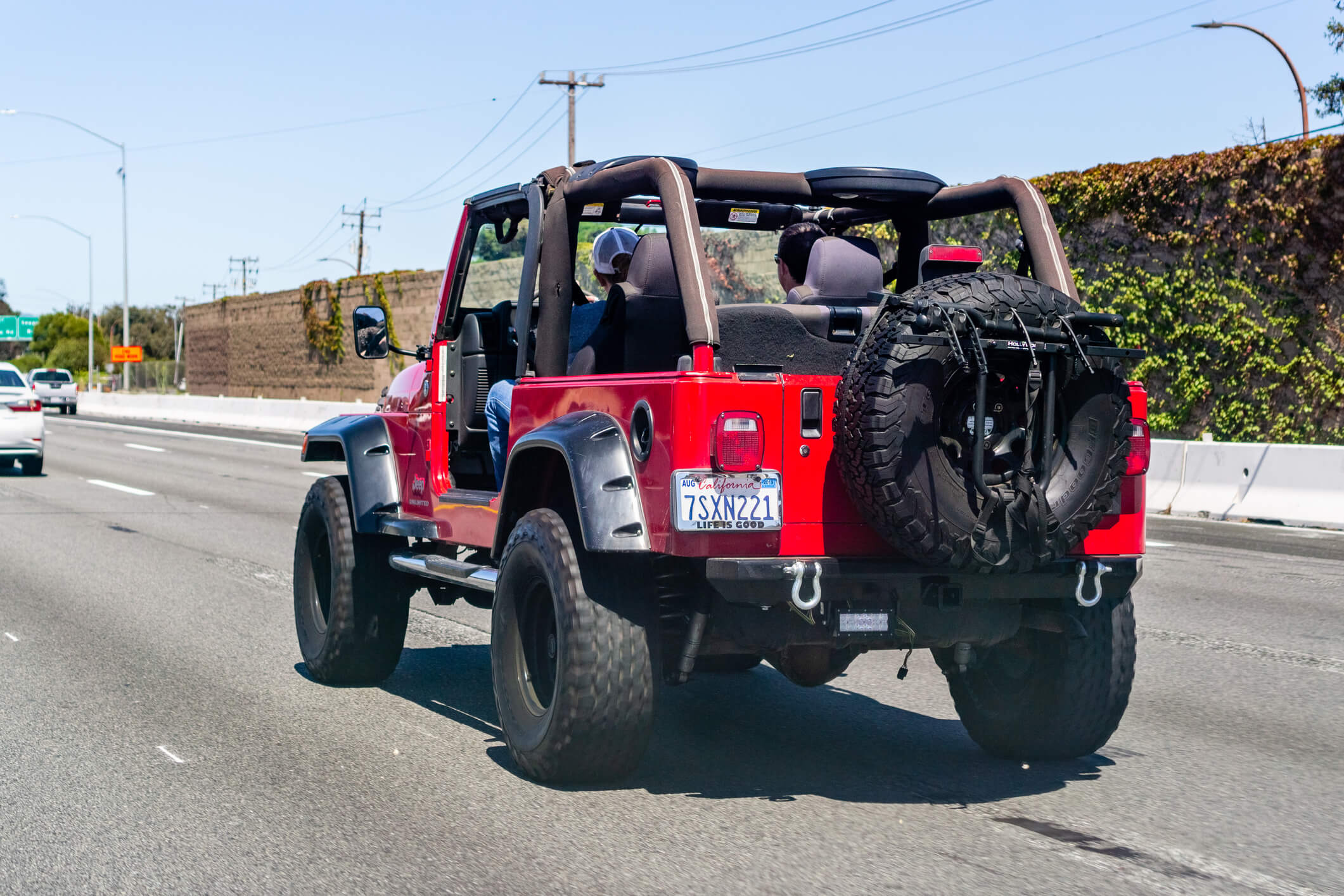 Jeep Wrangler that could have a death wobble defect.